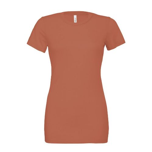 Bella Canvas Women's Relaxed Jersey Short Sleeve Tee Terracotta